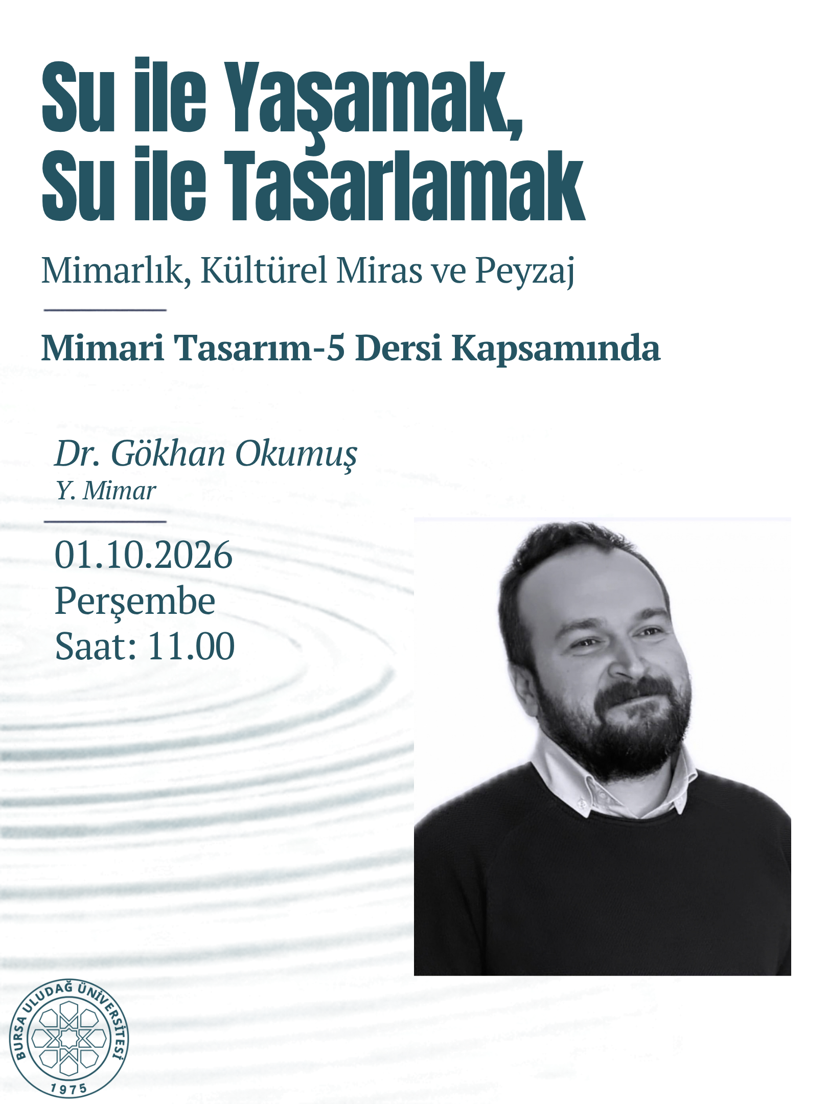 Su İle Yaşamak, Su İle Tasarlamak Semineri